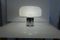 Große Tischlampe aus Chrom & Weißem Acryl von Harvey Guzzini, 1968 1