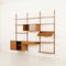 Scandinavian Teak Wall Unit with Desk by Preben Sorensen for PS Systems Randers, 1960s, Image 4