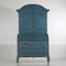 Vintage Blue Wood Cabinet 1