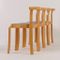 Danish Dining Chairs by Thygsen & Sørensen for Magnus Olesen, 1980s, Set of 4, Image 9