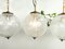 Vulkanisierte Glas Hängelampe von Aureliano Toso für Vetri Murano 3