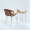 Set of Vintage Finnish Chair and Stool by Olof Kettunen for Merivaara, 1950s 4