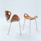 Set of Vintage Finnish Chair and Stool by Olof Kettunen for Merivaara, 1950s 3