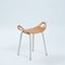 Set of Vintage Finnish Chair and Stool by Olof Kettunen for Merivaara, 1950s 11