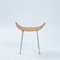 Set of Vintage Finnish Chair and Stool by Olof Kettunen for Merivaara, 1950s 13