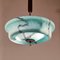 Art Deco Sculptural Ceiling Lamp, Italy, 1930s 8