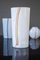 Moderne skandinavische Mid-Century Glasvasen aus Glas von Bertil Vallien für Kosta Boda, Schweden, 1980er, 3er Set 4