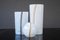 Moderne skandinavische Mid-Century Glasvasen aus Glas von Bertil Vallien für Kosta Boda, Schweden, 1980er, 3er Set 12