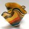 Postmodern Multicolored Murano Glass Fazzoletto Vase, Italy, 1980s 1