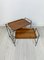 Vintage Swedish Teak & Metal Nesting Tables by Silva, Sweden, 1960s, Set of 2 1