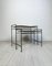 Vintage Swedish Teak & Metal Nesting Tables by Silva, Sweden, 1960s, Set of 2 3