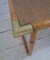 Table Pliante en Osier et Bambou avec Coins en Métal, 1970s 10