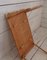 Folding Bamboo and Wicker Table with Metal Corners, 1970s 16