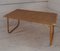 Table Pliante en Osier et Bambou avec Coins en Métal, 1970s 5
