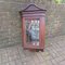 Vintage Wooden Mirror Back Corner Cupboard, Image 3