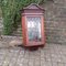 Vintage Wooden Mirror Back Corner Cupboard, Image 1
