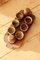 Vintage Eierbecher & Salz Pfefferstreuer aus Holz, 1950er, 9 . Set 3