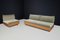 Fauteuil Vintage et Canapés 2 Places en Orme et Tapisserie Vert Olive de Maison Regain, 1970s, Set de 3 20