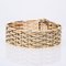 18 Karat Yellow Gold Flowers Ribbon Bracelet, 1960s 4