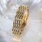18 Karat Yellow Gold Flowers Ribbon Bracelet, 1960s 3