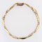 18 Karat Yellow Gold Flowers Ribbon Bracelet, 1960s 8