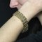 18 Karat Yellow Gold Flowers Ribbon Bracelet, 1960s 2