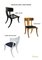Walnut and Red Velvet Klismos Chairs from Pescetta, Set of 2, Image 14