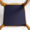 Walnut and Red Velvet Klismos Chairs from Pescetta, Set of 2, Image 4