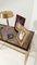 Acrylic Glass, Cane Webbing and Brass Picture Frame in the style of Christian Dior Style, Italy, 1970s 3