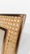 Acrylic Glass, Cane Webbing and Brass Picture Frame in the style of Christian Dior Style, Italy, 1970s, Image 13
