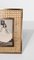 Acrylic Glass, Cane Webbing and Brass Picture Frame in the style of Christian Dior Style, Italy, 1970s, Image 8
