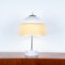 Opaline Glass & Marble Base Mushroom Table Lamp, 1960s, Image 1
