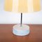 Opaline Glass & Marble Base Mushroom Table Lamp, 1960s, Image 2
