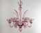 Handgefertigter Amethyst Murano Glas Kronleuchter, Italien, 1980er 5