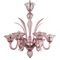 Handmade Amethyst Murano Glass Chandelier, Italy, 1980s 1