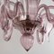 Handgefertigter Amethyst Murano Glas Kronleuchter, Italien, 1980er 7