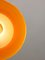 Mid-Century Italian Yellow Glass and Brass Pendant Lamp 9