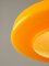 Mid-Century Italian Yellow Glass and Brass Pendant Lamp 4