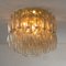 Champagne Murano Glass Polyhedrons Chandelier, Italy, 1990s 3