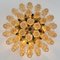 Champagne Murano Glass Polyhedrons Chandelier, Italy, 1990s 5