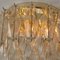 Champagne Murano Glass Polyhedrons Chandelier, Italy, 1990s 11