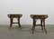 Set of Italian Stools in Rattan and Bamboo attributed to Franco Albini, 1960s 1