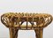 Set of Italian Stools in Rattan and Bamboo attributed to Franco Albini, 1960s 6