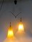 Lampe à Suspension Jaune et Beige en Fibre de Verre, 1950s 10