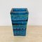 Mid-Century Bitossi Rimini-Vase Van Blue Ceramic by Aldo Londi for Raymor, 1970s 12