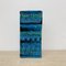 Mid-Century Bitossi Rimini-Vase Van Blue Ceramic by Aldo Londi for Raymor, 1970s 3