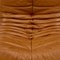 Poltrona Togo Lounge Chair in pelle Dark Cognac attribuita a Michel Ducaroy per Ligne Roset, Immagine 4