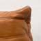 Poltrona Togo Lounge Chair in pelle Dark Cognac attribuita a Michel Ducaroy per Ligne Roset, Immagine 6