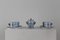 Antonia Campi Tea Service for Six in Porcelain and Gold by Laveno, 1950s, Set of 9 12