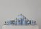 Antonia Campi Tea Service for Six in Porcelain and Gold by Laveno, 1950s, Set of 9 2